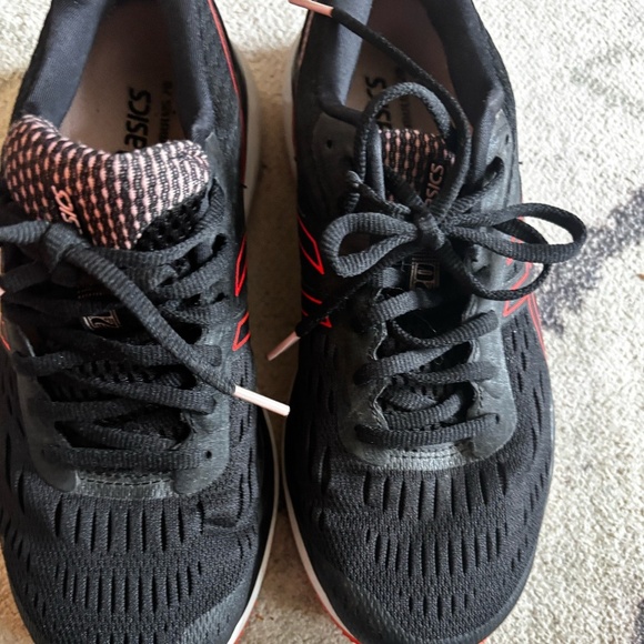 black and orange Asics worn once - Picture 1 of 7